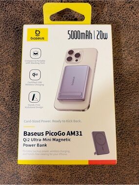 BASEUS PicoGo AM41 Ultra Slim Magnetic Power Bank 5000mAh 20W